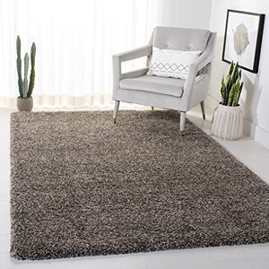 Safavieh Shaggy Rug for Living Room, Dining Room, Bedroom Milan Shag Collection, High Pile, in Grey, 91 X 152 cm Safavieh Shaggy Rug for Living Room, Dining Room, Bedroom Milan Shag Collection, High Pile, in Grey, 91 X 152 cm