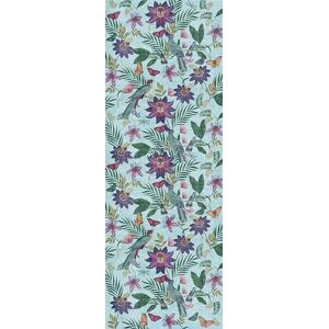 Think Rugs Catherine Lansfield Amaya Tropical Birds Washable Rug, Purple Think Rugs Catherine Lansfield Amaya Tropical Birds Washable Rug, Purple