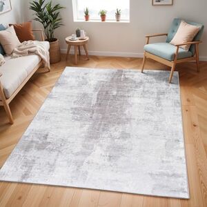Livabliss Helsinki Abstract Rug Area Rugs Living Room 140x200 cm, Dining Room, Lounge, Kitchen, Bedroom Modern Marble Rug, Soft Luxurious Easy Care Medium Pile Large Rug, Grey and Cream Rug Livabliss Helsinki Abstract Rug Area Rugs Living Room 140x200 cm, Dining Room, Lounge, Kitchen, Bedroom Modern Marble Rug, Soft Luxurious Easy Care Medium Pile Large Rug, Grey and Cream Rug