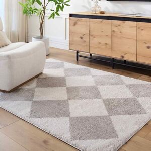 Livabliss Monduli Shaggy Rug Modern Berber Rugs Living Room, Large 200x275 cm, Soft Shaggy Rugs for Bedroom Neutral Boho Fluffy Rug, Easy Care Plush Thick Pile Light Beige, Medium Grey Livabliss Monduli Shaggy Rug Modern Berber Rugs Living Room, Large 200x275 cm, Soft Shaggy Rugs for Bedroom Neutral Boho Fluffy Rug, Easy Care Plush Thick Pile Light Beige, Medium Grey