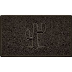 Nicoman Cactus Embossed Shape Door Mat Dirt-Trapper Washable Barrier Doormat-(Use Indoor or Sheltered Outdoor)-(75x44cm/29.5x17.3inches,Medium) Brown Nicoman Cactus Embossed Shape Door Mat Dirt-Trapper Washable Barrier Doormat-(Use Indoor or Sheltered Outdoor)-(75x44cm/29.5x17.3inches,Medium) Brown