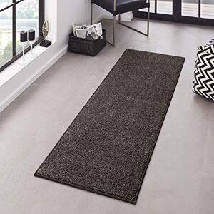 Hanse Home Pure Rug Living Room Rug Dense Short Pile Robust Bedroom Rug Plain Modern for Dining Room, Living Room, Children's Room, Hallway, Bedroom, Kitchen Anthracite, 80 x 200 cm Hanse Home Pure Rug Living Room Rug Dense Short Pile Robust Bedroom Rug Plain Modern for Dining Room, Living Room, Children's Room, Hallway, Bedroom, Kitchen Anthracite, 80 x 200 cm