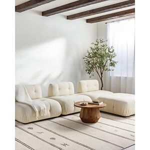 Livabliss x Becki Owens Rivi Vintage Rug Area Rugs for Living Room 160x213 cm, Bedroom Scandi Neutral Rugs, Traditional Patterned Boho Style, Natural Easy Care Pile Large Rug, Ivory, Brown Livabliss x Becki Owens Rivi Vintage Rug Area Rugs for Living Room 160x213 cm, Bedroom Scandi Neutral Rugs, Traditional Patterned Boho Style, Natural Easy Care Pile Large Rug, Ivory, Brown