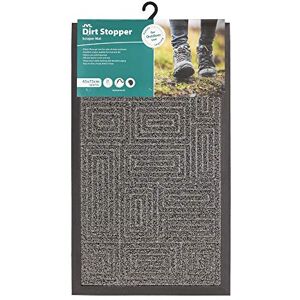 JVL Patterned Dirt Stopper Scraper Maze Design Entrance Door Mat, TE PP/Rubber, Grey, 45 x 75 cm JVL Patterned Dirt Stopper Scraper Maze Design Entrance Door Mat, TE PP/Rubber, Grey, 45 x 75 cm