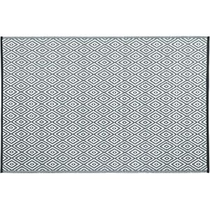 JVL Lightweight Reversible Plastic Woven Outdoor Rug, 120x180cm, Diamond JVL Lightweight Reversible Plastic Woven Outdoor Rug, 120x180cm, Diamond