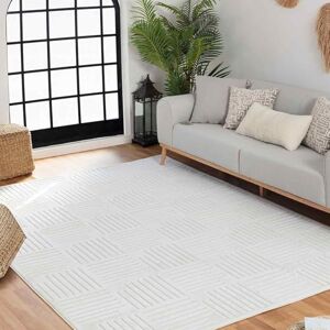 Livabliss Detroit Indoor Outdoor Large Boho for Living Room 120x170 cm Dining, Kitchen Carpet, Patterned Neutral & Coloured, Waterproof, Stain Durable White Livabliss Detroit Indoor Outdoor Large Boho for Living Room 120x170 cm Dining, Kitchen Carpet, Patterned Neutral & Coloured, Waterproof, Stain Durable White