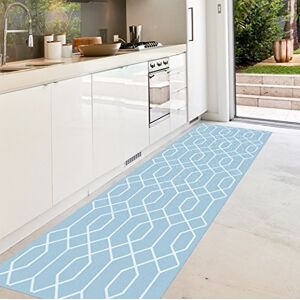 Viniliko Carpet Hexagon, Vinyl, Blue, 66 x 180 x 3 cm Viniliko Carpet Hexagon, Vinyl, Blue, 66 x 180 x 3 cm