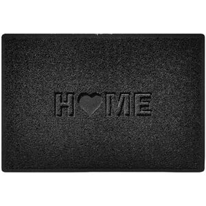 Nicoman LOVE at HOME Doormat 90x60cm -Elegant Black|Heavy Duty Non-Slip|Indoor/Outdoor|Entrance Barrier Dirt-Trapper Floor Mat|Home Patio Garden Conservatory Door Mat|Home Heart Nicoman LOVE at HOME Doormat 90x60cm -Elegant Black|Heavy Duty Non-Slip|Indoor/Outdoor|Entrance Barrier Dirt-Trapper Floor Mat|Home Patio Garden Conservatory Door Mat|Home Heart