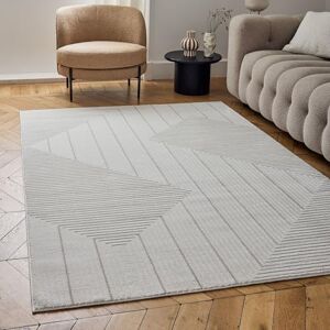 THE RUGS Carmel Modern Area Rug - Beige, Geometric, 160x230 cm - Area Rug THE RUGS Carmel Modern Area Rug - Beige, Geometric, 160x230 cm - Area Rug