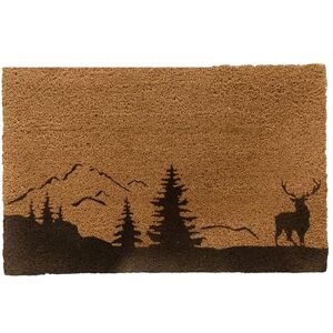 Relaxdays Coconut Doormat 80 x 50 cm, Deer Door Mat, Non-Slip, Weatherproof, Indoor and Outdoor Use, Natural/Black Relaxdays Coconut Doormat 80 x 50 cm, Deer Door Mat, Non-Slip, Weatherproof, Indoor and Outdoor Use, Natural/Black