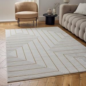 THE RUGS - Carmel Modern Area Rug - Gold - 120x170 cm - Area Rug THE RUGS - Carmel Modern Area Rug - Gold - 120x170 cm - Area Rug
