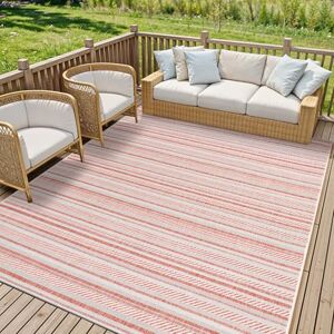 Livabliss Ibiza Indoor Outdoor Rug Large Boho Rugs for Living Room 200x275 cm Dining, Kitchen Carpet, Patterned Neutral and Coloured Rugs, Waterproof, Stain Durable Coral, Ivory, Pink Livabliss Ibiza Indoor Outdoor Rug Large Boho Rugs for Living Room 200x275 cm Dining, Kitchen Carpet, Patterned Neutral and Coloured Rugs, Waterproof, Stain Durable Coral, Ivory, Pink