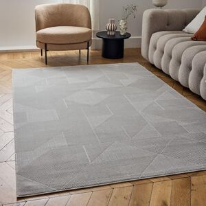 THE RUGS Carmel Modern Area Rug - Grey, 120x170 cm - Durable, Stain-Resistant, Non-Shedding Rugs for Living Room and Bedroom THE RUGS Carmel Modern Area Rug - Grey, 120x170 cm - Durable, Stain-Resistant, Non-Shedding Rugs for Living Room and Bedroom