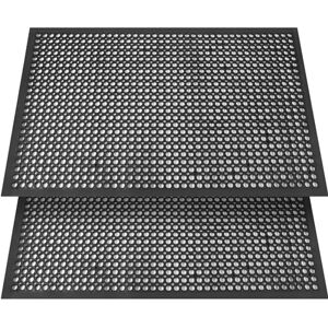 Yoshiko Anti Fatigue Rubber Floor Mat 2 Pack Restaurant Kitchen Mats for Floors Non-Slip Bar Floor Mats Doormat Drainage Mats Utility Garage Home Pool Use 36 x 60 Inches Yoshiko Anti Fatigue Rubber Floor Mat 2 Pack Restaurant Kitchen Mats for Floors Non-Slip Bar Floor Mats Doormat Drainage Mats Utility Garage Home Pool Use 36 x 60 Inches