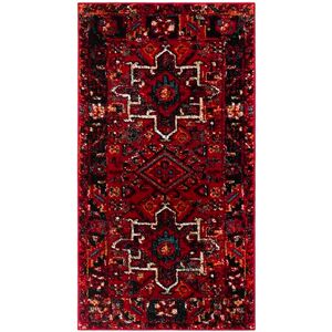 Safavieh Persian Collection Traditional Rug for Living Room, Dining Room, Bedroom Short Pile, Red and Multi, 24 x 36 Inch Safavieh Persian Collection Traditional Rug for Living Room, Dining Room, Bedroom Short Pile, Red and Multi, 24 x 36 Inch
