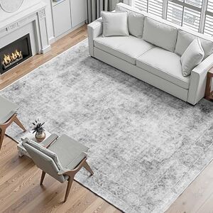 VEVOR Area Rug, 9 x 12 ft Large Washable Boho Rug, Non-Slip and Tear-Resistant Soft Carpet, Pet & Child Friendly Bohemian Area Rugs, Indoor Mat for Bedroom, Living Room, Kids Room, Office, Gray VEVOR Area Rug, 9 x 12 ft Large Washable Boho Rug, Non-Slip and Tear-Resistant Soft Carpet, Pet & Child Friendly Bohemian Area Rugs, Indoor Mat for Bedroom, Living Room, Kids Room, Office, Gray