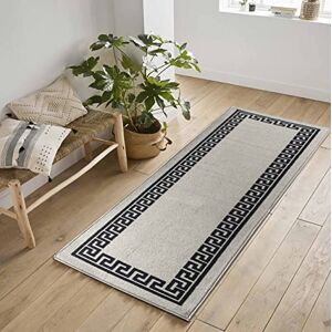Serdim Rugs Washable Door Mat Kitchen Mats Non Slip Greek Key Design Hall Runner- Indoor Door Mat Hallway-Passage Corridor Doormats Floor Mat Serdim Rugs Washable Door Mat Kitchen Mats Non Slip Greek Key Design Hall Runner- Indoor Door Mat Hallway-Passage Corridor Doormats Floor Mat