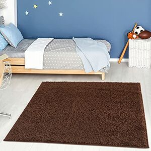 THE RUGS Myshaggy Solid Design - Brown - 120x120 cm - Rug THE RUGS Myshaggy Solid Design - Brown - 120x120 cm - Rug