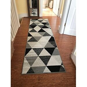 Serdim Rugs Machine Washable Greek Key, Triangular, Diamond Designs Hall Runner- Stair Runner Hallway-Passage Corridor Kitchen Anti Slip Rugs Mats (Triangle, 67x220cm(2'2" x7'3)) Serdim Rugs Machine Washable Greek Key, Triangular, Diamond Designs Hall Runner- Stair Runner Hallway-Passage Corridor Kitchen Anti Slip Rugs Mats (Triangle, 67x220cm(2'2" x7'3))