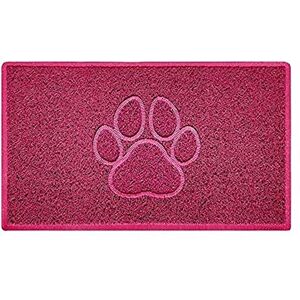 Nicoman Paw Embossed Shape Indoor Outdoor Dirt-Trapper Door Mat Washable Barrier Heavy Duty Doormat (Watertight Rubber-Back, Medium, Pink, 75 x 44cm) Nicoman Paw Embossed Shape Indoor Outdoor Dirt-Trapper Door Mat Washable Barrier Heavy Duty Doormat (Watertight Rubber-Back, Medium, Pink, 75 x 44cm)