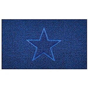 Nicoman Embossed Spaghetti Door Mat Dirt-Trapper Jet-Washable Doormat 70x43cm (Blue, STAR Shape) Use Indoor or Sheltered Outdoor Nicoman Embossed Spaghetti Door Mat Dirt-Trapper Jet-Washable Doormat 70x43cm (Blue, STAR Shape) Use Indoor or Sheltered Outdoor