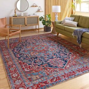 Livabliss Zouerat Vintage Area s Living Room 200x275 cm, Dining Floor, Kitchen, Traditional Multicoloured Boho Style, Easy Care Pile, Bohemian Large, Blue, Burgundy, Sage, Wheat, Cream Livabliss Zouerat Vintage Area s Living Room 200x275 cm, Dining Floor, Kitchen, Traditional Multicoloured Boho Style, Easy Care Pile, Bohemian Large, Blue, Burgundy, Sage, Wheat, Cream