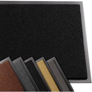 VOUNOT Black Indoor Outdoor Doormat - 60x90cm - High Traffic Entry VOUNOT Black Indoor Outdoor Doormat - 60x90cm - High Traffic Entry