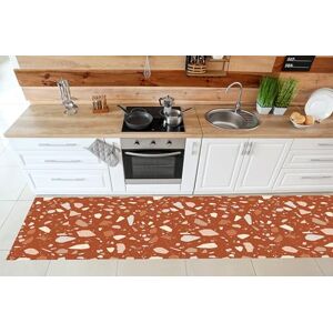 Viniliko , Printed Vinyl Rug, PVC Non-Slip Kitchen or Living Room, Washable, Terrazzo Odysseus, 80 x 300 cm Viniliko , Printed Vinyl Rug, PVC Non-Slip Kitchen or Living Room, Washable, Terrazzo Odysseus, 80 x 300 cm