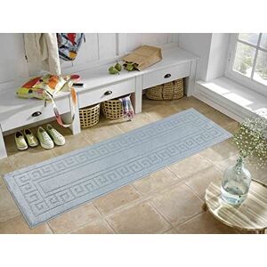 Serdim Rugs IVY Washable Door Mat Kitchen Mats Non Slip Greek Key Design Kitchen & Hall Runners Doormats, Dark Grey, 60x220 cm Serdim Rugs IVY Washable Door Mat Kitchen Mats Non Slip Greek Key Design Kitchen & Hall Runners Doormats, Dark Grey, 60x220 cm