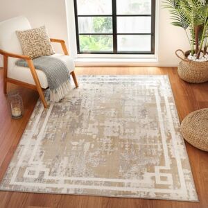 Livabliss Taza Abstract Rug – 200x275 cm Modern Marble Area Rug for Living Room, Dining, Bedroom, or Kitchen – Soft, Luxurious, Easy-Care Medium Pile – Large Rug in Beige, Grey & Ivory Livabliss Taza Abstract Rug – 200x275 cm Modern Marble Area Rug for Living Room, Dining, Bedroom, or Kitchen – Soft, Luxurious, Easy-Care Medium Pile – Large Rug in Beige, Grey & Ivory