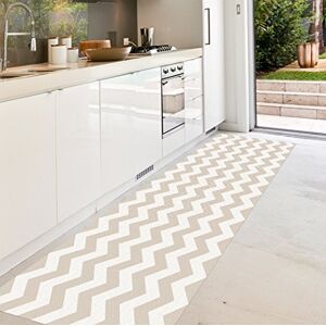 Viniliko Carpet, Vinyl, Sepia and White, 66 x 150 x 3 cm Viniliko Carpet, Vinyl, Sepia and White, 66 x 150 x 3 cm