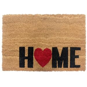 Relaxdays Coconut Doormat, Home, 60x40 cm, non-slip, weatherproof, indoor & outdoor mat, welcome mat, multicoloured Relaxdays Coconut Doormat, Home, 60x40 cm, non-slip, weatherproof, indoor & outdoor mat, welcome mat, multicoloured