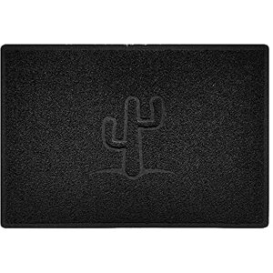 Nicoman Cactus Embossed Shape Door Mat Dirt-Trapper Washable Barrier Doormat-(Use Indoor or Sheltered Outdoor)-(90x60cm/3x2ft,Large) Black Nicoman Cactus Embossed Shape Door Mat Dirt-Trapper Washable Barrier Doormat-(Use Indoor or Sheltered Outdoor)-(90x60cm/3x2ft,Large) Black