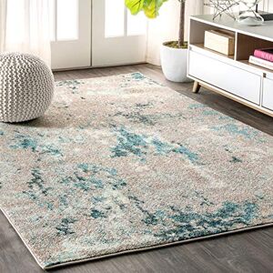 JONATHAN Y CTP103A-8 Contemporary POP Modern Abstract Vintage Faded Indoor Area Rug, Transitional, Bohemian Easy Cleaning, Bedroom, Kitchen, Living Room, Non Shedding, Blue/Gray, 240 cm X 300 cm JONATHAN Y CTP103A-8 Contemporary POP Modern Abstract Vintage Faded Indoor Area Rug, Transitional, Bohemian Easy Cleaning, Bedroom, Kitchen, Living Room, Non Shedding, Blue/Gray, 240 cm X 300 cm