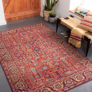 Livabliss Imlili Vintage Area s Living Room 107x168 cm, Dining Floor, Kitchen, Traditional Multicoloured Boho Style, Easy Care Pile, Bohemian Large, Burnt Orange, Blue, Yellow, Pink Livabliss Imlili Vintage Area s Living Room 107x168 cm, Dining Floor, Kitchen, Traditional Multicoloured Boho Style, Easy Care Pile, Bohemian Large, Burnt Orange, Blue, Yellow, Pink