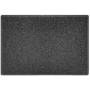 Nicoman Plain Door Mat Dirt Trapper PVC Spaghetti Mat Washable Quick Drying Barrier Doormat-Dark Grey (Watertight Rubber-Back)-Large (90x60cm) Nicoman Plain Door Mat Dirt Trapper PVC Spaghetti Mat Washable Quick Drying Barrier Doormat-Dark Grey (Watertight Rubber-Back)-Large (90x60cm)