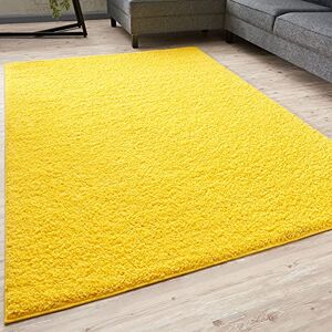 THE RUGS Living Room Rug Shaggy Soft And Elegant Carpets For The Bedrooms And Kitchen, Easy To Clean, Many Different Sizes (160x230 cm, Yellow) THE RUGS Living Room Rug Shaggy Soft And Elegant Carpets For The Bedrooms And Kitchen, Easy To Clean, Many Different Sizes (160x230 cm, Yellow)