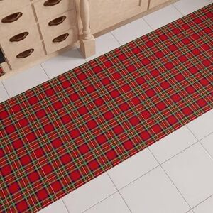 PETTI Artigiani Italiani Christmas Kitchen Rug, Christmas Kitchen Runner, Non-Slip and Washable Christmas Rug, Tartan, 52 x 100 cm, Made in Italy, TPCDN-TARTAN-100 PETTI Artigiani Italiani Christmas Kitchen Rug, Christmas Kitchen Runner, Non-Slip and Washable Christmas Rug, Tartan, 52 x 100 cm, Made in Italy, TPCDN-TARTAN-100