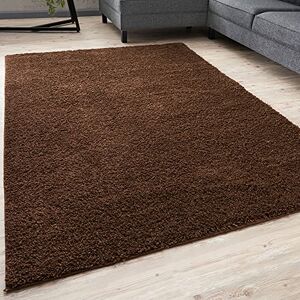 THE RUGS Living Room Rug Shaggy Soft And Elegant Carpets For The Bedrooms And Kitchen, Easy To Clean, Many Different Sizes (180x270 cm, Brown) THE RUGS Living Room Rug Shaggy Soft And Elegant Carpets For The Bedrooms And Kitchen, Easy To Clean, Many Different Sizes (180x270 cm, Brown)