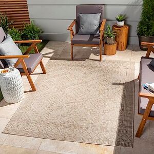 Livabliss Tricia Luz Indoor Outdoor Floor Covering 160x213 cm – Vintage Boho Pattern for Living Room, Dining & Kitchen, Waterproof & Stain-Resistant, Beige Livabliss Tricia Luz Indoor Outdoor Floor Covering 160x213 cm – Vintage Boho Pattern for Living Room, Dining & Kitchen, Waterproof & Stain-Resistant, Beige