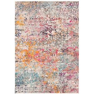 Safavieh Modern Chic Rug for Living Room Dining Room Bedroom Madison Collection Short Pile Grey and Pink 24 x 36 Inch Safavieh Modern Chic Rug for Living Room Dining Room Bedroom Madison Collection Short Pile Grey and Pink 24 x 36 Inch