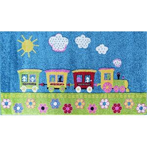 ASPECT Kids Children Bedroom Playroom Floor Rug Trains/Multi-colour (80x150cm), Polyester, 80 x 150 cm ASPECT Kids Children Bedroom Playroom Floor Rug Trains/Multi-colour (80x150cm), Polyester, 80 x 150 cm