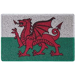 Nicoman Wales Dragon Flag Doormat Door Mat-(60x40cm, Wales) Nicoman Wales Dragon Flag Doormat Door Mat-(60x40cm, Wales)