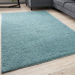 THE RUGS Living Room Rug Shaggy Soft And Elegant Carpets For The Bedrooms And Kitchen, Easy To Clean, Many Different Sizes (140x200 cm, Duckegg Blue) THE RUGS Living Room Rug Shaggy Soft And Elegant Carpets For The Bedrooms And Kitchen, Easy To Clean, Many Different Sizes (140x200 cm, Duckegg Blue)