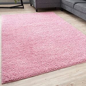 THE RUGS Living Room Rug Shaggy Soft And Elegant Carpets For The Bedrooms And Kitchen, Easy To Clean, Many Different Sizes (80x300 cm, Pink) THE RUGS Living Room Rug Shaggy Soft And Elegant Carpets For The Bedrooms And Kitchen, Easy To Clean, Many Different Sizes (80x300 cm, Pink)