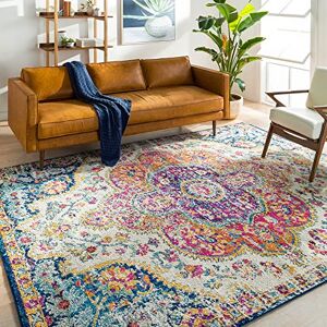 Surya Rabat Vintage Rug - Large Multicoloured Traditional Area Rug Surya Rabat Vintage Rug - Large Multicoloured Traditional Area Rug