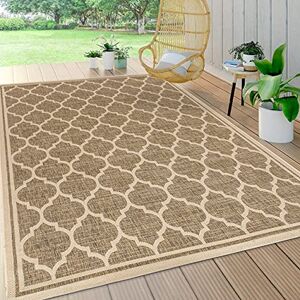 JONATHAN Y SMB109A-8 Trebol Moroccan Trellis Textured Weave Indoor Outdoor Area Rug, Modern, Coastal, Bohemian Easy Cleaning, Non Shedding, Brown/Beige, 240 cm X 300 cm JONATHAN Y SMB109A-8 Trebol Moroccan Trellis Textured Weave Indoor Outdoor Area Rug, Modern, Coastal, Bohemian Easy Cleaning, Non Shedding, Brown/Beige, 240 cm X 300 cm