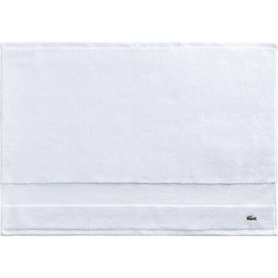 Lacoste - Heritage Supima Cotton Tub Mat - White - Rug Lacoste - Heritage Supima Cotton Tub Mat - White - Rug