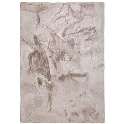 BODENMEISTER BM74438RD Faux Fur Sheepskin Look Fur Rug Titanium Beige Grey BODENMEISTER BM74438RD Faux Fur Sheepskin Look Fur Rug Titanium Beige Grey