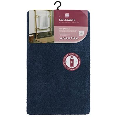JVL - Solemate Eco-Bath Mat - Navy Blue - 50x80 cm - Recycled plastic bottles Bath Mat JVL - Solemate Eco-Bath Mat - Navy Blue - 50x80 cm - Recycled plastic bottles Bath Mat